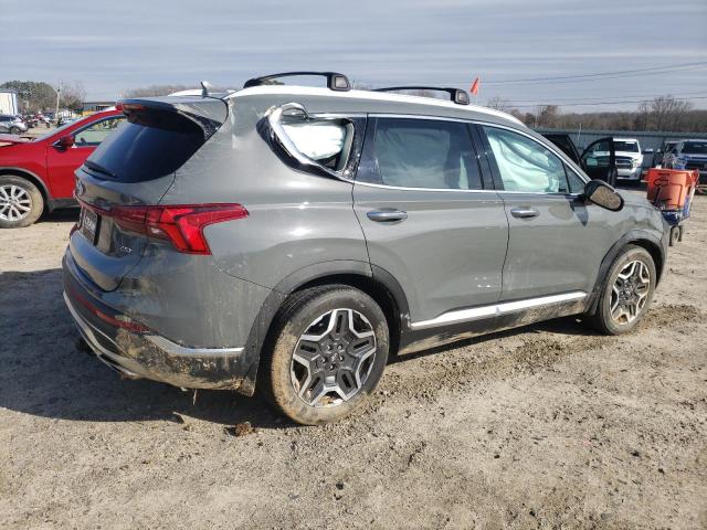 5NMS44AL5MH367916 - 2021 HYUNDAI SANTA FE LIMITED GRAY photo 3