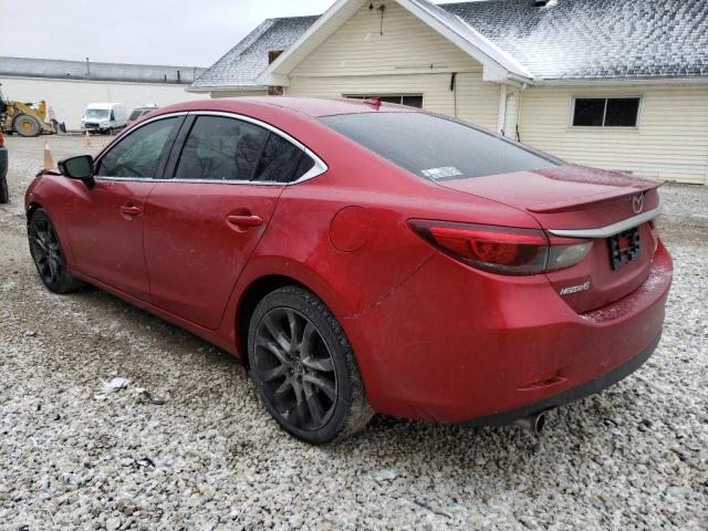 JM1GJ1W54G1456916 - 2016 MAZDA 6 GRAND TOURING RED photo 2