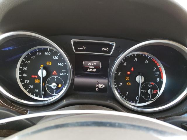 4JGDA5HB7FA610123 - 2015 MERCEDES-BENZ ML 350 4MATIC WHITE photo 9