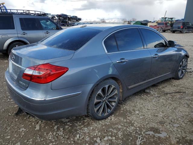 KMHGC4DH2EU261512 - 2014 HYUNDAI GENESIS 5. GRAY photo 3