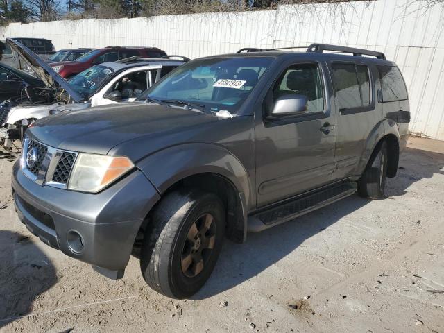 5N1AR18U45C747772 - 2005 NISSAN PATHFINDER LE GRAY photo 1
