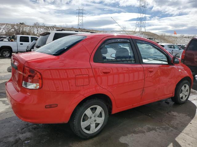 KL1TD56616B575898 - 2006 CHEVROLET AVEO BASE RED photo 3