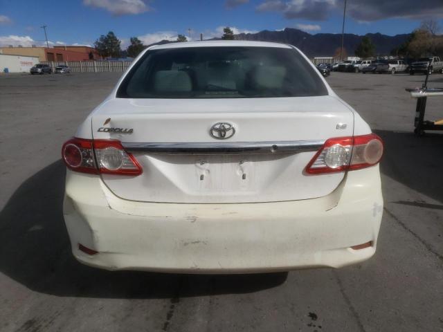 2T1BU4EE4BC587918 - 2011 TOYOTA COROLLA BASE WHITE photo 6