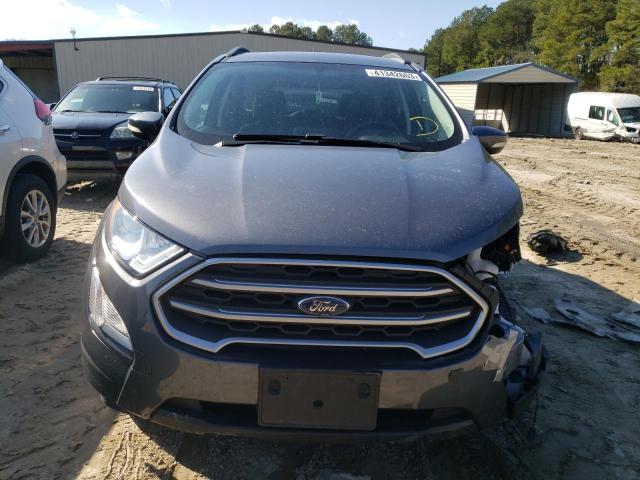 MAJ3S2GE8KC285302 - 2019 FORD ECOSPORT SE GRAY photo 5