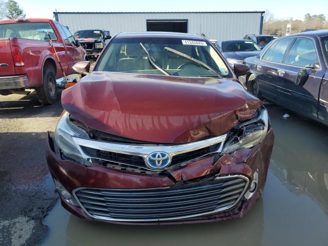 4T1BD1EB3DU013459 - 2013 TOYOTA AVALON HYBRID MAROON photo 5