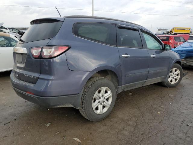 1GNKRFED8DJ244368 - 2013 CHEVROLET TRAVERSE LS BLUE photo 3