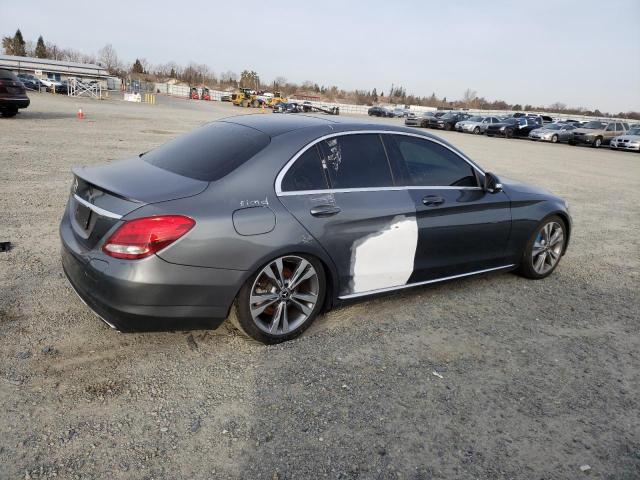 55SWF4HB5HU217898 - 2017 MERCEDES-BENZ C 350E GRAY photo 3