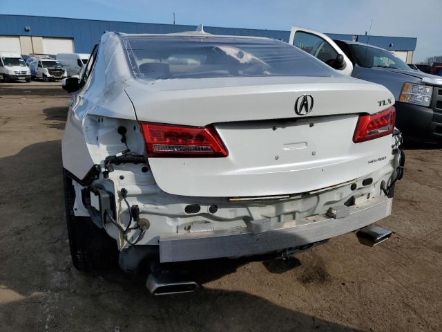 19UUB3F41KA001258 - 2019 ACURA TLX TECHNOLOGY WHITE photo 6
