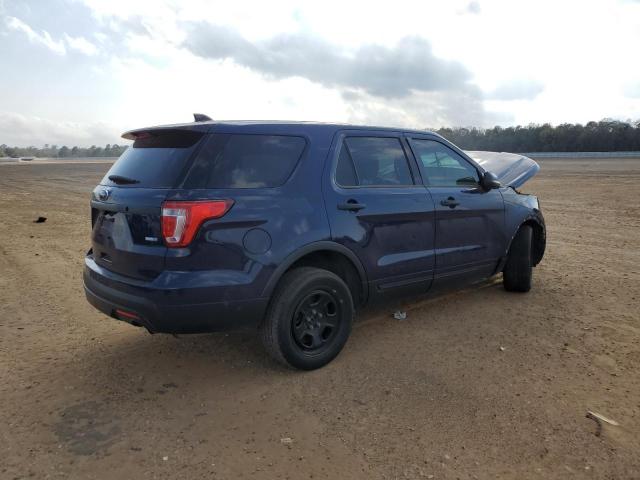 1FM5K8ARXHGB08491 - 2017 FORD EXPLORER POLICE INTERCEPTOR BLUE photo 3