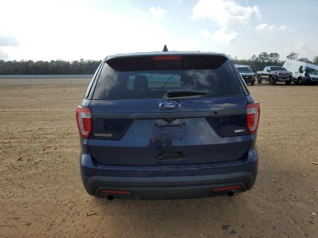 1FM5K8ARXHGB08491 - 2017 FORD EXPLORER POLICE INTERCEPTOR BLUE photo 6