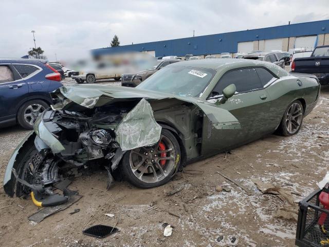 2C3CDZFJ6NH164611 - 2022 DODGE CHALLENGER R/T SCAT PACK GREEN photo 1