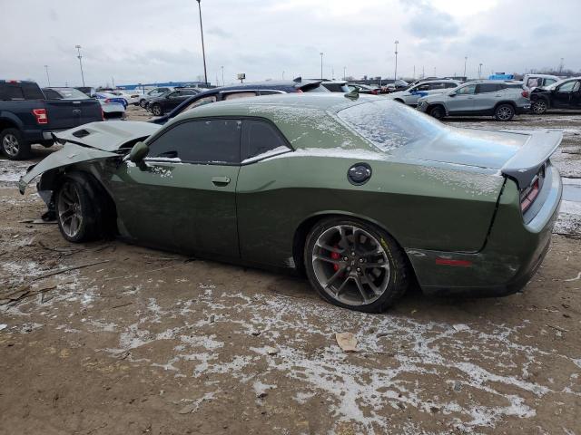2C3CDZFJ6NH164611 - 2022 DODGE CHALLENGER R/T SCAT PACK GREEN photo 2