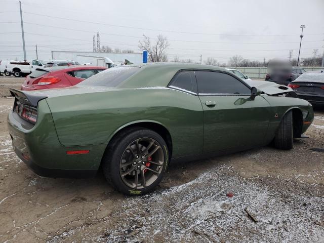 2C3CDZFJ6NH164611 - 2022 DODGE CHALLENGER R/T SCAT PACK GREEN photo 3