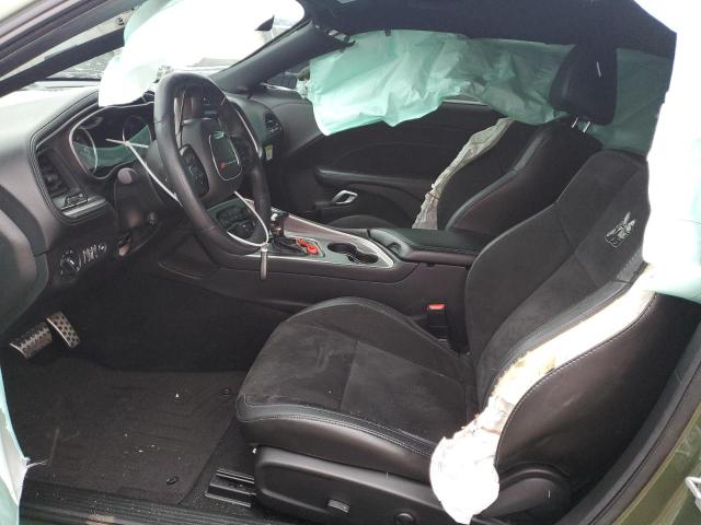 2C3CDZFJ6NH164611 - 2022 DODGE CHALLENGER R/T SCAT PACK GREEN photo 7