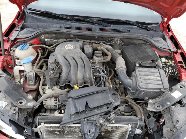 3VW2K7AJ9FM319399 - 2015 VOLKSWAGEN JETTA BASE 红色 照片 11