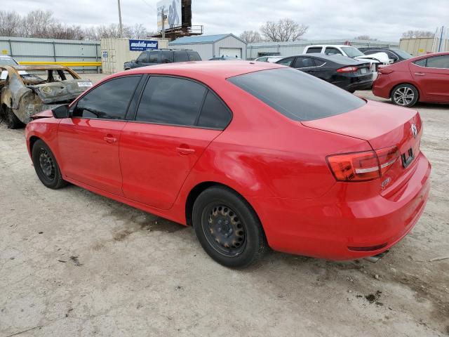 3VW2K7AJ9FM319399 - 2015 VOLKSWAGEN JETTA BASE 红色 照片 2