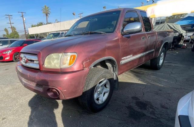 5TBRT34154S452671 - 2004 TOYOTA TUNDRA ACCESS CAB SR5 BURGUNDY photo 1