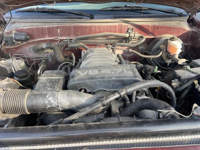 5TBRT34154S452671 - 2004 TOYOTA TUNDRA ACCESS CAB SR5 BURGUNDY photo 7