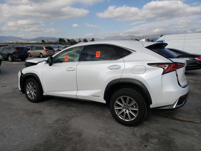 JTJDJRDZ6L5002335 - 2020 LEXUS NX 300H WHITE photo 2