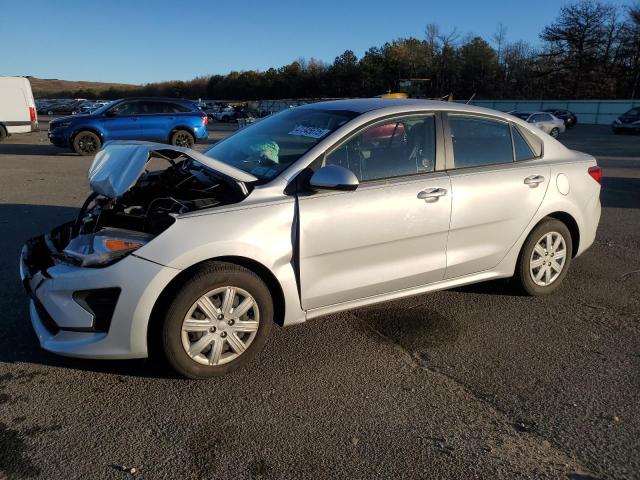 3KPA24AD6ME373127 - 2021 KIA RIO LX SILVER photo 1