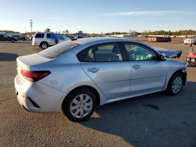 3KPA24AD6ME373127 - 2021 KIA RIO LX SILVER photo 3