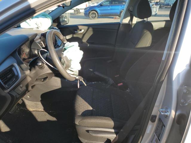 3KPA24AD6ME373127 - 2021 KIA RIO LX SILVER photo 7