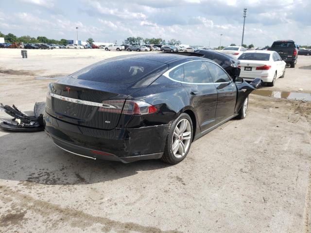 5YJSA1S1XFFP70458 - 2015 TESLA MODEL S 60 70 BLACK photo 4