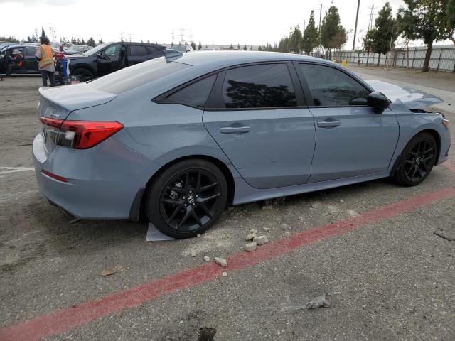 2HGFE2F56NH601525 - 2022 HONDA CIVIC SPORT GRAY photo 3