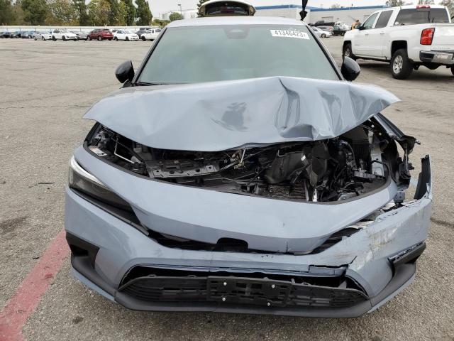 2HGFE2F56NH601525 - 2022 HONDA CIVIC SPORT GRAY photo 5