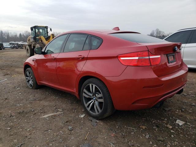 5YMGZ0C56BLK13877 - 2011 BMW X6 M RED photo 2