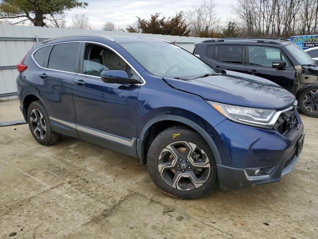 2HKRW2H91HH647705 - 2017 HONDA CR-V TOURING BLUE photo 4