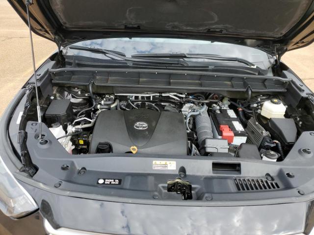 5TDGZRAH3NS091380 - 2022 TOYOTA HIGHLANDER XLE BLACK photo 12