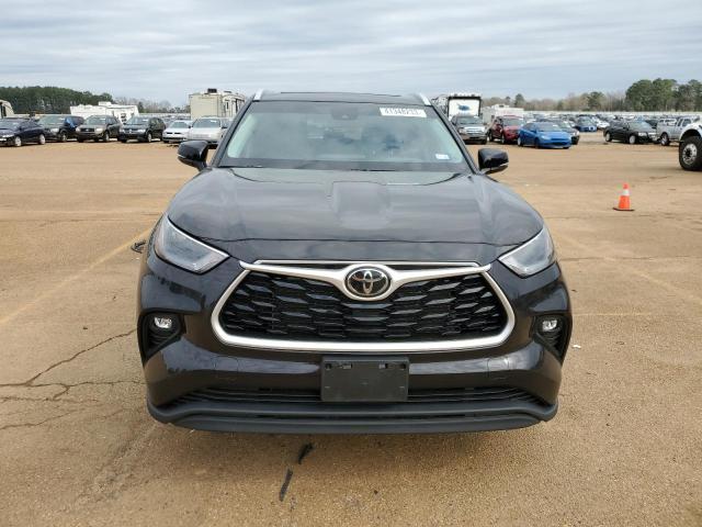 5TDGZRAH3NS091380 - 2022 TOYOTA HIGHLANDER XLE BLACK photo 5