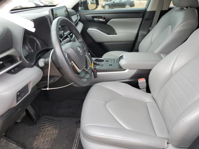 5TDGZRAH3NS091380 - 2022 TOYOTA HIGHLANDER XLE BLACK photo 7