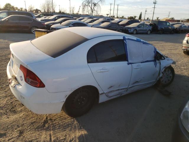 1HGFA46547L000255 - 2007 HONDA CIVIC GX WHITE photo 3