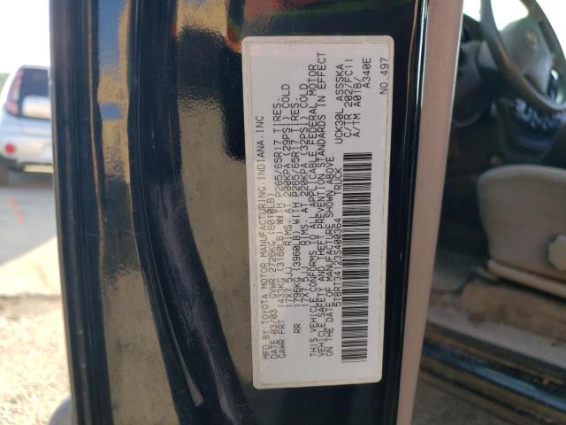 5TBRT34123S400364 - 2003 TOYOTA TUNDRA ACCESS CAB SR5 BLACK photo 12