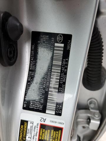 4T1BK3DB8BU434657 - 2011 TOYOTA AVALON BASE 银色 照片 13