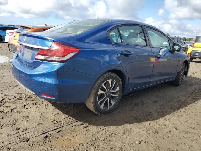 19XFB2F82EE261836 - 2014 HONDA CIVIC EX BLUE photo 3