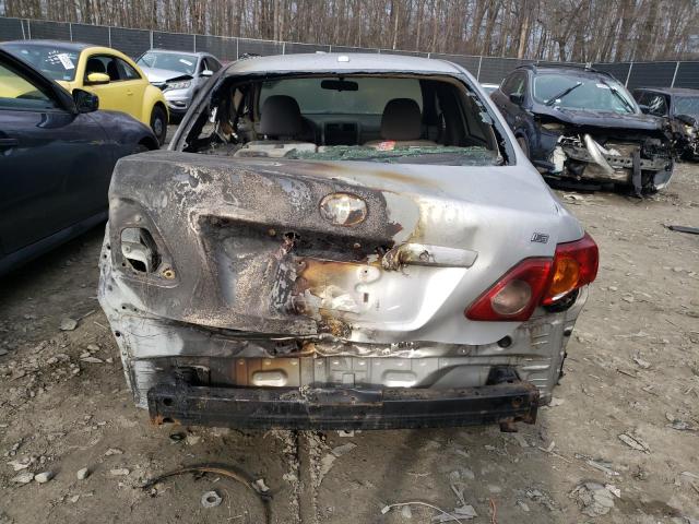 JTDBL40E79J002127 - 2009 TOYOTA COROALLA BASE SILVER photo 6