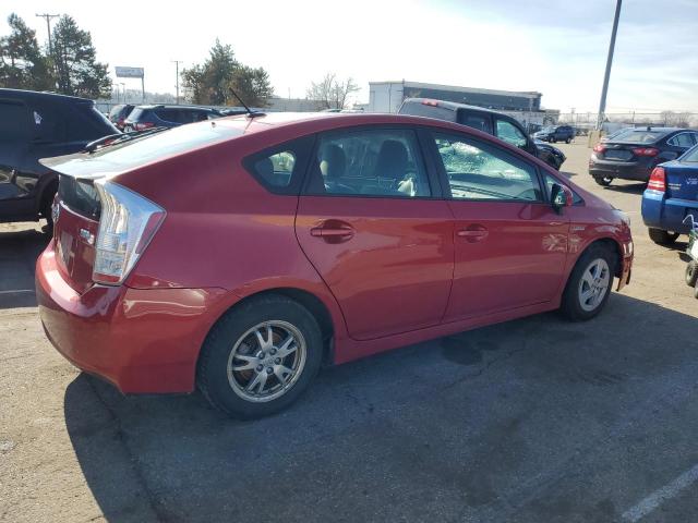 JTDKN3DU8A5117063 - 2010 TOYOTA PRIUS RED photo 3