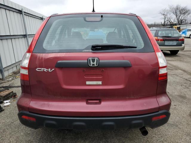 5J6RE48328L050109 - 2008 HONDA CR-V LX BURGUNDY photo 6