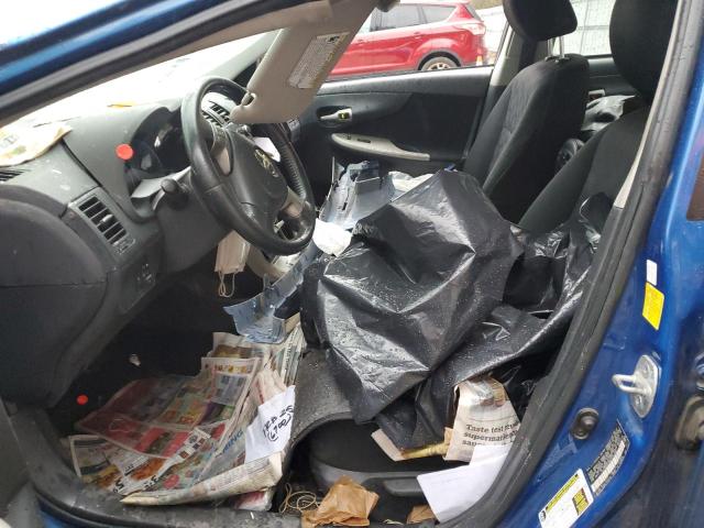 2T1BU4EE8AC475508 - 2010 TOYOTA COROLLA BASE BLUE photo 7