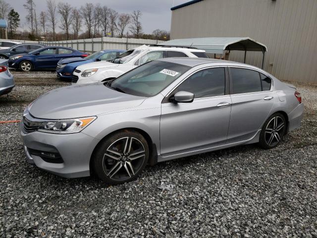 1HGCR2F17HA002317 - 2017 HONDA ACCORD SPORT SPECIAL EDITION SILVER photo 1