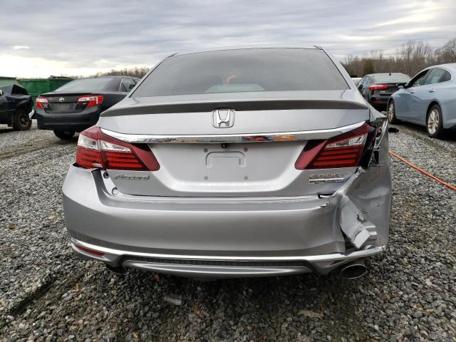 1HGCR2F17HA002317 - 2017 HONDA ACCORD SPORT SPECIAL EDITION SILVER photo 6