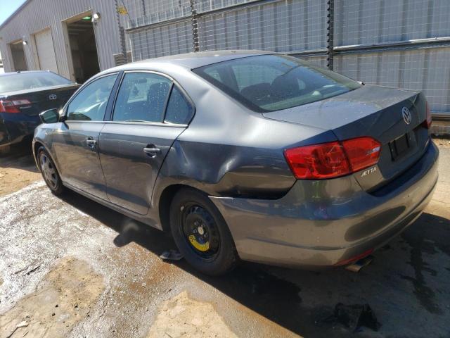 3VW2K7AJ3BM340596 - 2011 VOLKSWAGEN JETTA BASE Մոխրագույն լուսանկար 2