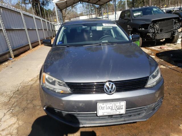 3VW2K7AJ3BM340596 - 2011 VOLKSWAGEN JETTA BASE Մոխրագույն լուսանկար 5