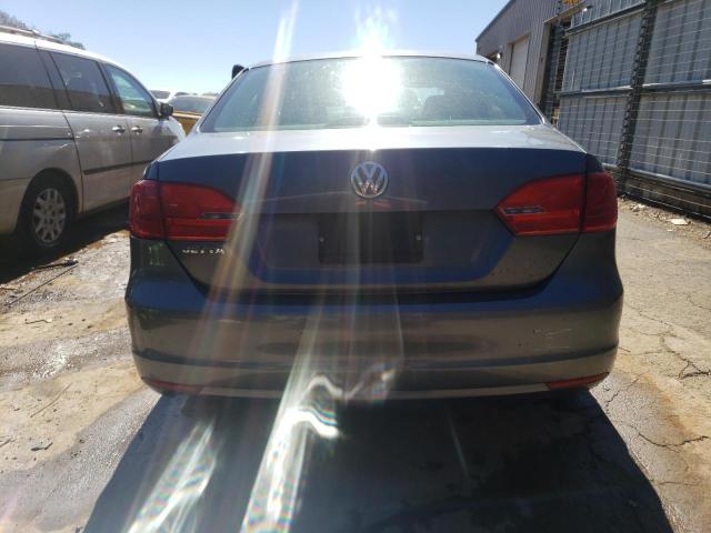 3VW2K7AJ3BM340596 - 2011 VOLKSWAGEN JETTA BASE Մոխրագույն լուսանկար 6