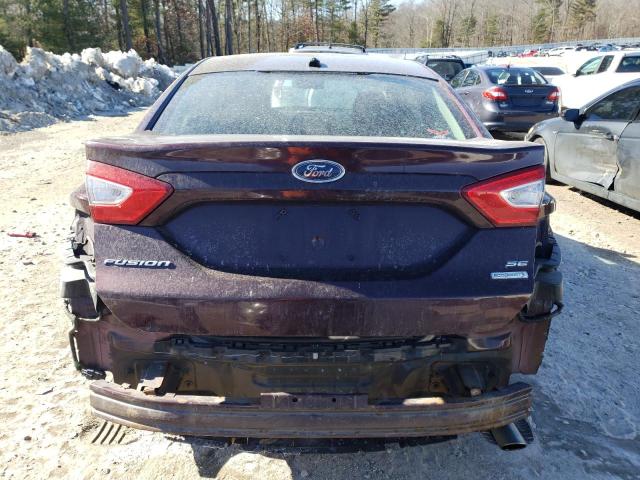 3FA6P0HR5DR229987 - 2013 FORD FUSION SE PURPLE photo 6