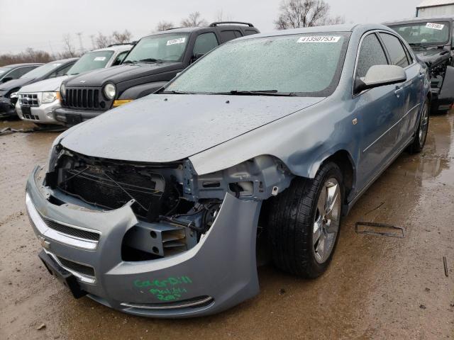 1G1ZH57B18F237845 - 2008 CHEVROLET MALIBU 1LT GRAY photo 1
