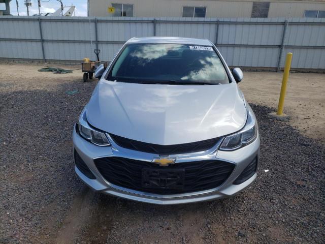 1G1BJ5SM0K7105563 - 2019 CHEVROLET CRUZE SILVER photo 5